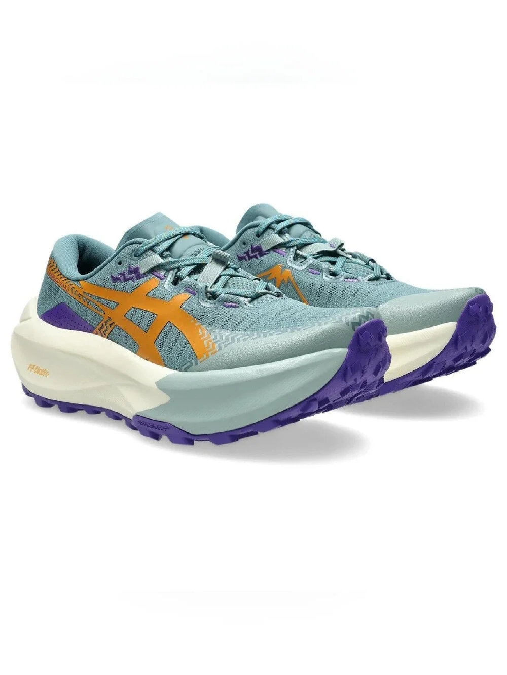 ASICS Trabuco Max 5 Women’s Trail Running Shoes Teal/Amethyst Size 6.5 NIB